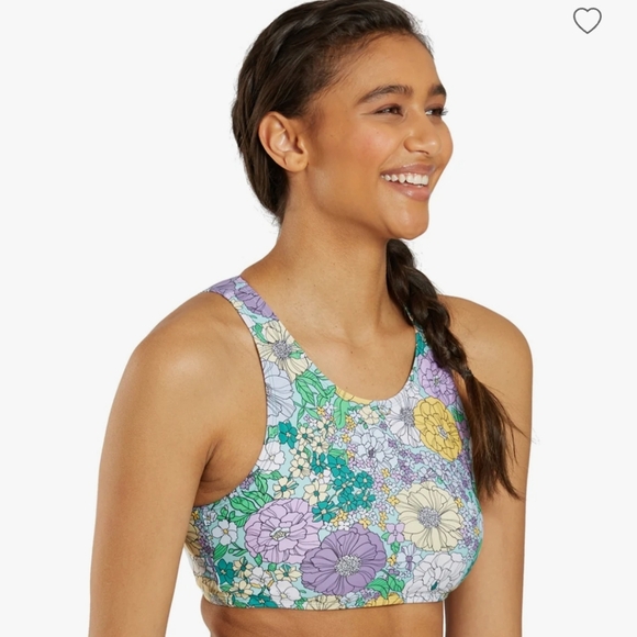 🏊‍♀️🏄‍♀️ SPORTI Active Bondi 2 Piece Swim Skort &High Neck Top in Bondi Floral - Picture 5 of 16